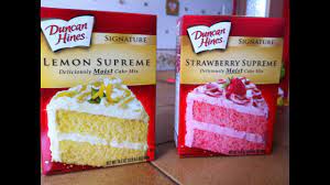 Melted butter, eggs, cream cheese, egg, strawberries, duncan hines cake mix and 1 more. Duncan Hines Lemon Supreme Et Strawberry Supreme Produits Americains Youtube