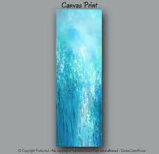 Abstract Canvas Painting Blue Wall Art