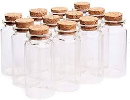 10ml mini glass bottles sample jars