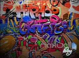3d Graffiti Wall Hiphop Wall Murals