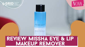 review missha eye lip makeup remover