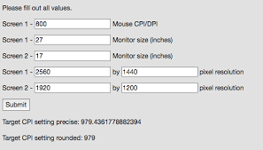 transfer mouse dpi cpi settings to a