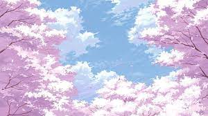 anime cherry blossom blossom tree