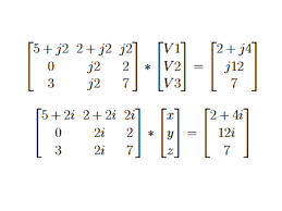 Complex Matrix Linear Equation Solver