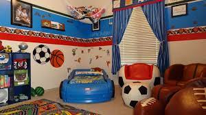 Kids do not need to give up their favorite outdoor sports when the weather is cold, snowy, rainy or stormy. Pin By Melissa Prior On Boy Rooms Themed Kids Room Kids Bedroom Designs Kids Sports Room