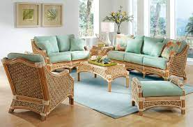 6 piece aloha rattan furniture set