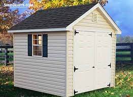 8 8 backyard storage shed plans