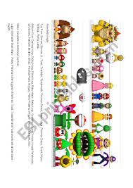 Super Mario Line Up Esl Worksheet By Calpis Sensei