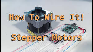 how to wire it stepper motors you