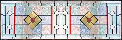 art deco leaded stained glass art deco