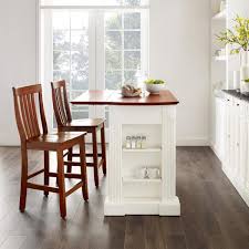 Features include black granite 3/4 in. Crosley Furniture Coventry White Drop Leaf Kitchen Island With School House Stools Kf300072wh The Home Depot