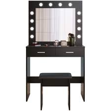 dressing table set with hollywood led