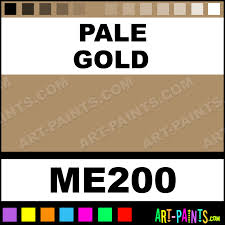 pale gold metallic metal paints and
