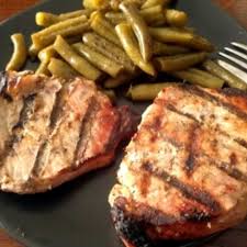 calories in pork chops top loin
