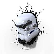 Storm Trooper 3d Deco Led Wall Light