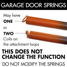 blue garage door extension spring