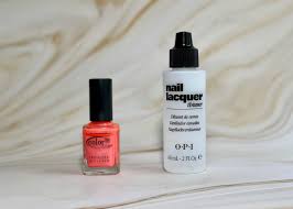using opi nail lacquer thinner