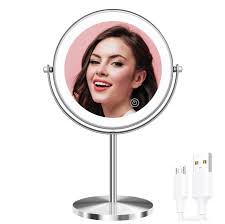 8 inch lighted makeup mirror