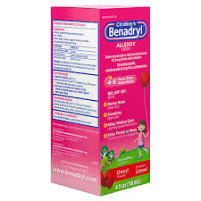 benadryl allergy non anti itch liquid