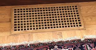 wood floor return grilles surface