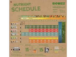 60 Logical Bio Bizz Bloom Feeding Chart