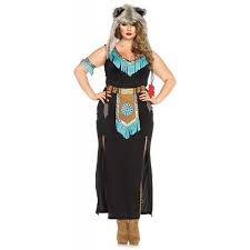 Indian Costume Adult Native American Princess Halloween Fancy Dress Ebay