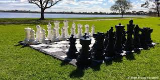 Giant Chess For Hire Brisbane Gold
