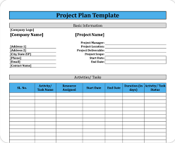 free project plan template 2023