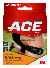 Ace Brand Knee Strap Adjustable Black 1 Pack Walmart Com