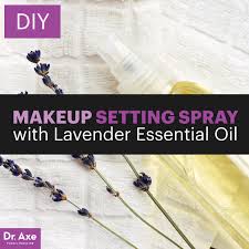 diy makeup setting spray with lavender