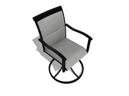 Steel Frame Swivel Dining Chair
