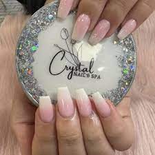 crystal nails spa request an