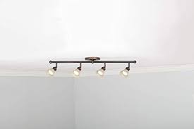 Noma Led Track Lighting Adjustable Ceiling Light Fixture Perfect For Kitchen Hallway Living Room Bedroom Cream Farmhouse Goals