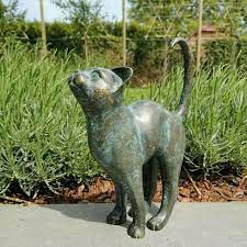 Cat Statue In Statues Lawn Ornaments