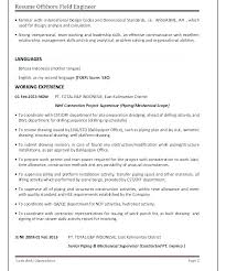 Best Mechanical Engineer Resume Templates Samples Images Epc Project