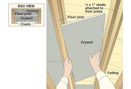 Basement Ceiling Joists Drywall The