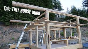and beam tinyhouse cabin structure