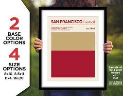 San Francisco 49ers Team Colors Photo
