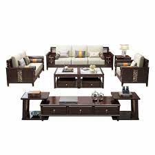 solid wood sofa with storage drawers