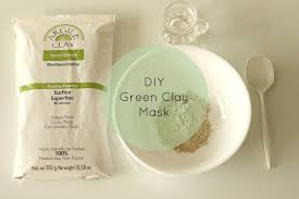 super easy diy french green clay mask