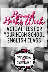 banned books week activities for high