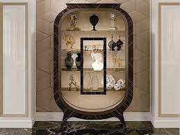 Art Nouveau Style Display Cabinets