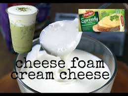 Umumnya, cream cheese digunakan untuk membuat keik, seperti cheesecake atau dijadikan bahan pelengkap dalam hidangan. Cara Membuat Cheese Foam Krim Keju Untuk Toping Minuman Es Krim Youtube
