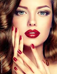 red manicure closeup fashion trend