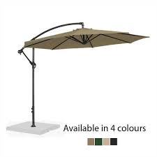 Parasols let you make the most of spring and summer weather without the risk. Alexander Rose Round Cantilever Parasol 3m Free Uk Delivery