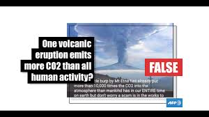 No Volcanoes Do Not Emit More Carbon Dioxide Than Human