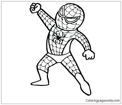 Check out our nice collection of the superheroes coloring pictures worksheets.new superheroes coloring pages added all the time. Baby Spider Man Coloring Pages Spiderman Coloring Pages Coloring Pages For Kids And Adults
