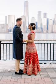 d e jersey city rooftop wedding