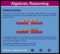 Math Game Algebra Reasoning Math