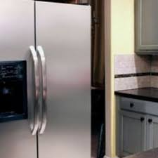 Unlike other surfaces, stainless steel is surprisingly easy to clean: How To Remove A Dent In A Refrigerator Ehow Stainless Steel Fridge Cleaning Stainless Steel Appliances Stainless Steel Cleaning